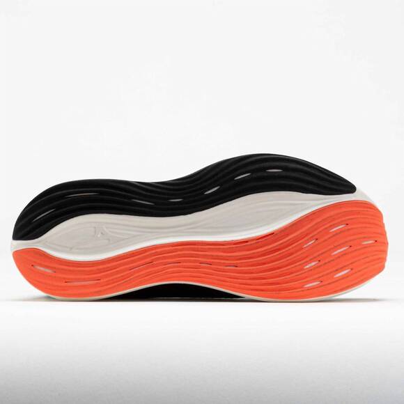 NEW MIZUNO men's neo zen shoe in black /fiery coral